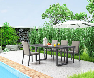 Doris Outdoor Set of 4 Dining Armchairs